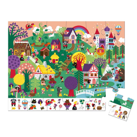 Puzzle Märchen mit Suchspiel, 24 Teile