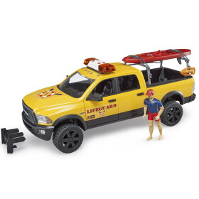 Bruder RAM 2500 Power Wagon Lifeguard, SUP, Light &...