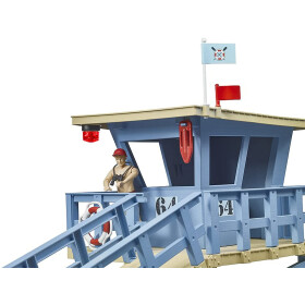 Bruder bworld Life Guard Station mit Quad & Personal Water Craft