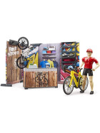 Bruder bworld Fahrrad Shop mit Werkstatt