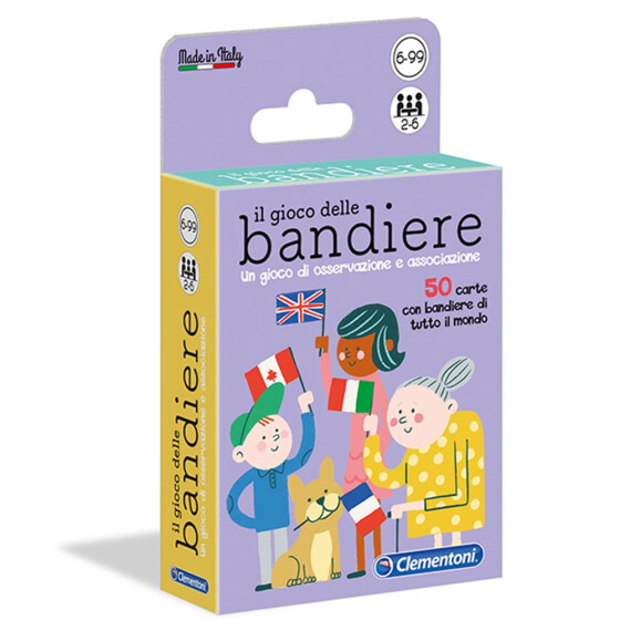 Clementoni Carte Il gioco delle Bandiere IT