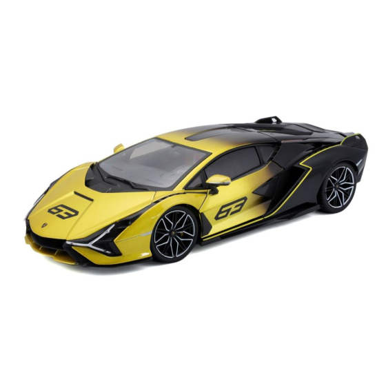 Bburago Lamborghini Sian FKP 37 1/18 gelb/schwarz