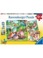 Puzzle Kleine Prinzessinnen, 3 x 49 Teile