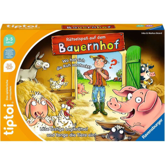 Ravensburger tiptoi® Rätselspass auf dem Bauernhof