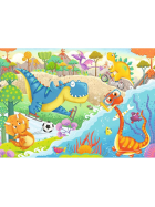 Puzzle Lieblingsdinos, 2 x 12 Teile