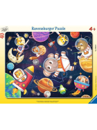 Puzzle Tierische Astronauten, 40 Teile