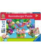 Puzzle Lernen und Spielen, 2 x 12 Teile