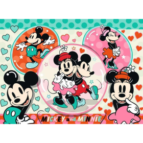 Puzzle Unser Traumpaar Mickey und Minnie, 150 Teile