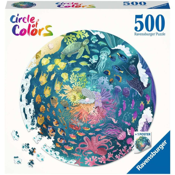 Puzzle Circle of Colors - Ocean & Submarine, 500 Teile