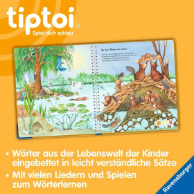 Ravensburger tiptoi® Mein Wörter-Bilderbuch Tiere