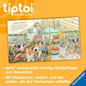 Ravensburger tiptoi® Wieso? Weshalb? Warum? Auf dem Bauernhof