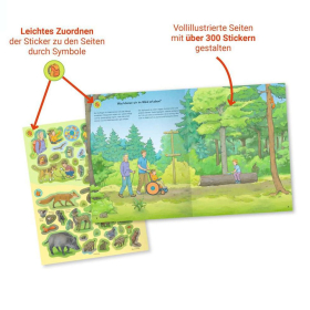 Ravensburger Wieso? Weshalb? Warum? Stickerheft: Im Wald