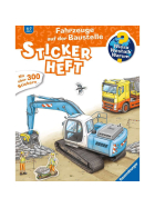 Ravensburger Wieso? Weshalb? Warum? Stickerheft: Fahrzeuge auf der Baustelle