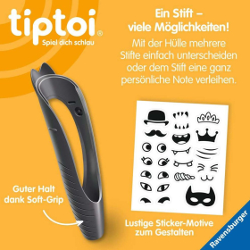 Ravensburger tiptoi® Stift-Hülle zum Wechseln in Schwarz