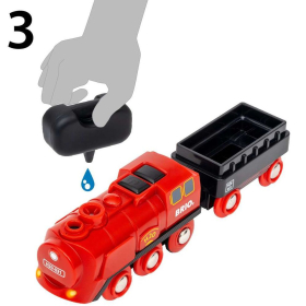 BRIO World BRIO Batterie-Dampflok Set