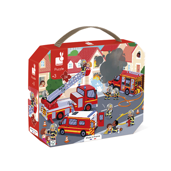 Puzzle Feuerwehr, 24 Teile