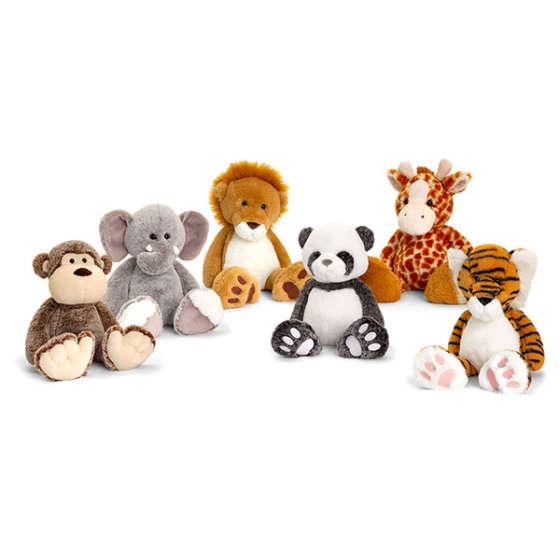 Keel Love to Hug Wildtiere, 25 cm, assortiert