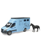 Bruder Mercedes Benz Sprinter Tiertransporter mit Pferd