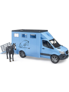 Bruder Mercedes Benz Sprinter Tiertransporter mit Pferd