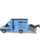 Bruder Mercedes Benz Sprinter Tiertransporter mit Pferd