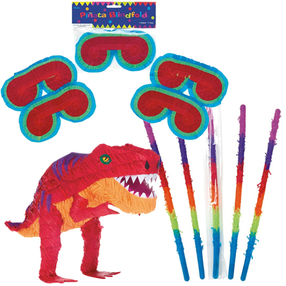 Amscan Pinata Set Dinosaurier