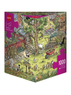 Puzzle Garden Adventures - Simon’s Cat Triangular, 1000 Teile