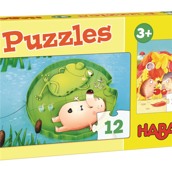 Puzzle Herr Igel, 2 x 12 Teile