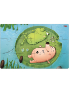 Puzzle Herr Igel, 2 x 12 Teile