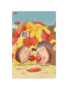 Puzzle Herr Igel, 2 x 12 Teile