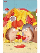 Puzzle Herr Igel, 2 x 12 Teile