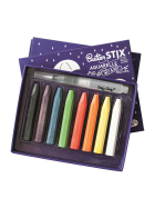 Jaq Jaq Bird 8 Kreide Butterstix mit Wasserstift aquarell