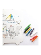 Jaq Jaq Bird 8 Kreide Butterstix mit Wasserstift aquarell