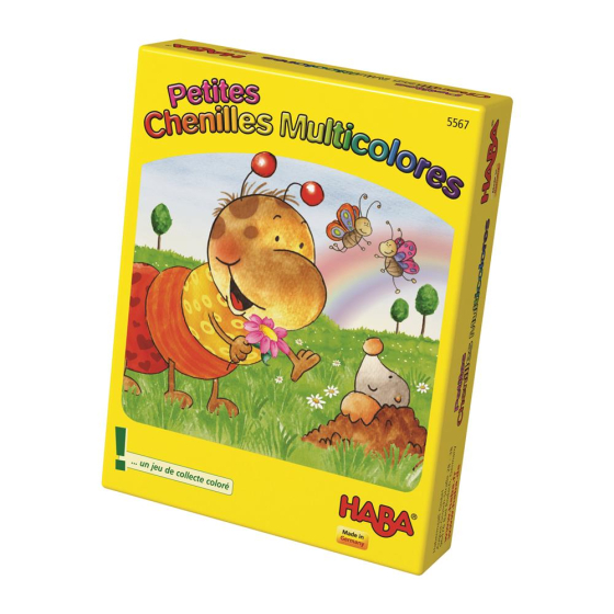 Haba Petites Chenilles Multicolores – Jeu de cartes