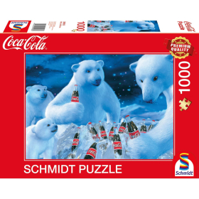 Puzzle Coca Cola Polarbären, 1000 Teile