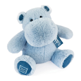 Doudou Hippo Blue Jeans 25cm