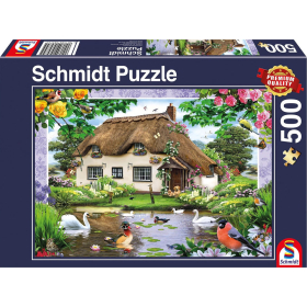 Puzzle Romantisches Landhaus, 500 Teile