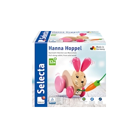 Selecta Nachzieh-Hase Hanna Hoppel 13cm