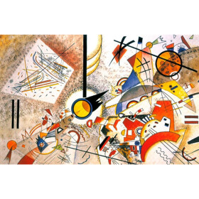 Puzzle Wassily Kandinsky - Bustling Aquarelle, 1000 Teile