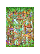 Puzzle Tree Lodges Triangular, 1000 Teile