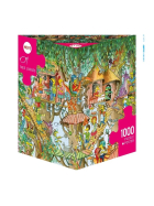 Puzzle Tree Lodges Triangular, 1000 Teile