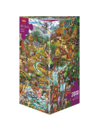 Puzzle Exotic Safari Triangular, 2000 Teile