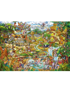 Puzzle Exotic Safari Triangular, 2000 Teile