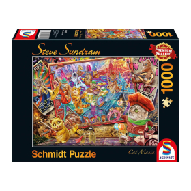 Puzzle Katzenmanie, 1000 Teile