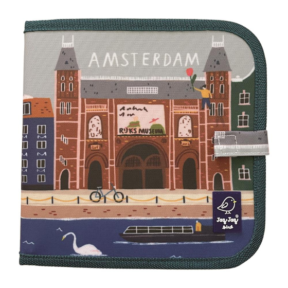 Jaq Jaq Bird Kreidemalbuch Set mit 4 Kreiden Amsterdam SV