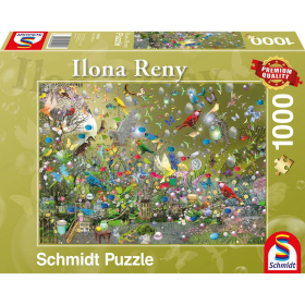 Puzzle Im Dschungel der Papageien, 1000 Teile