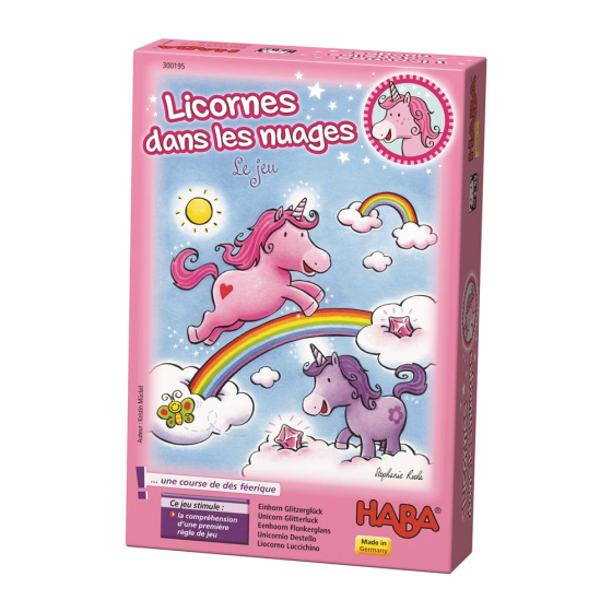 Haba Licornes dans les nuages – Le jeu