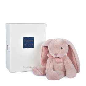 Doudou Preppy chic Hase, rosa 30cm