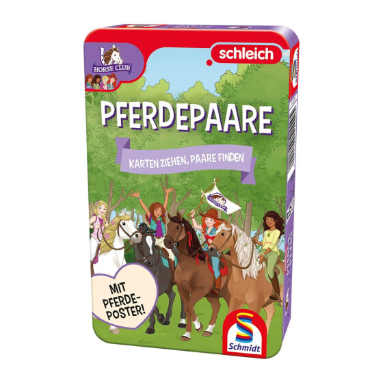 Schmidt Spiele Horse Club, Pferde Paare (Metalldose) (d)