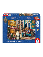 Puzzle Party in der Bibliothek, 1000 Teile