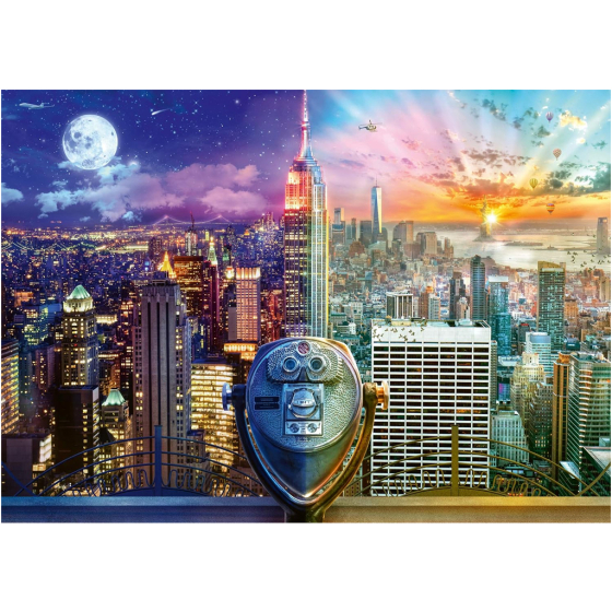 Puzzle New York, Night and Day, 1000 Teile